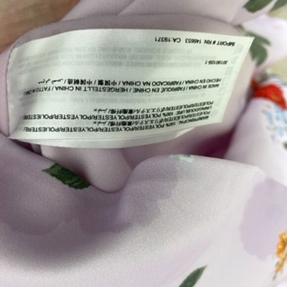 Keepsake the Label Pretty One Mini Dress Floral Ruffle Short Sleeves Womens S - Picture 6 of 9